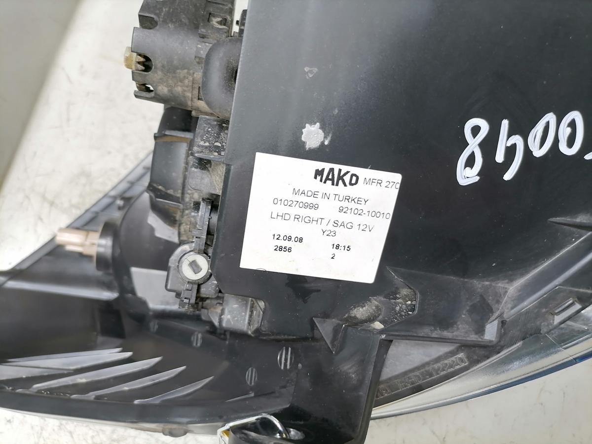 Hyundai Matrix original Scheinwerfer vorn rechts Halogen Facelift Bj.2009